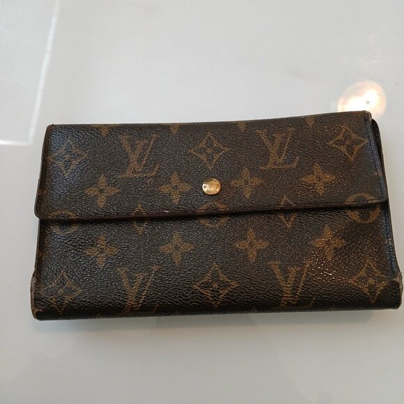 Vintage Louis Vuitton trifold with Check wallet - Picture 1 of 6